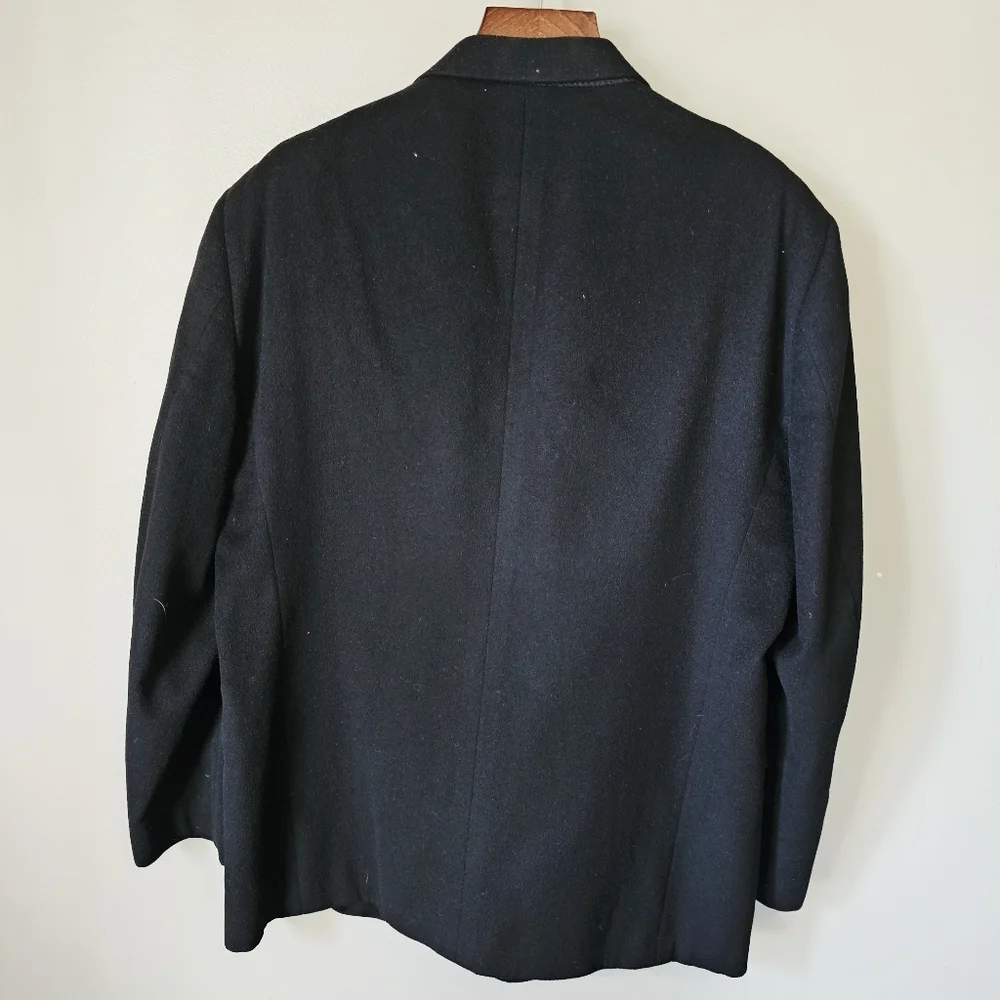 Arnold Brant 100% cashmere Classic Black Men's Blazer 46R